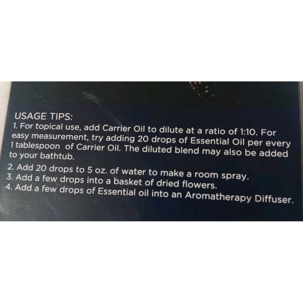 Aroma Guru Focus Blend Essential Oils Rosemary Basil Orange Pure Natural‎ READ